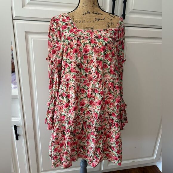 Moon River floral tiered dress - Picture 1 of 11